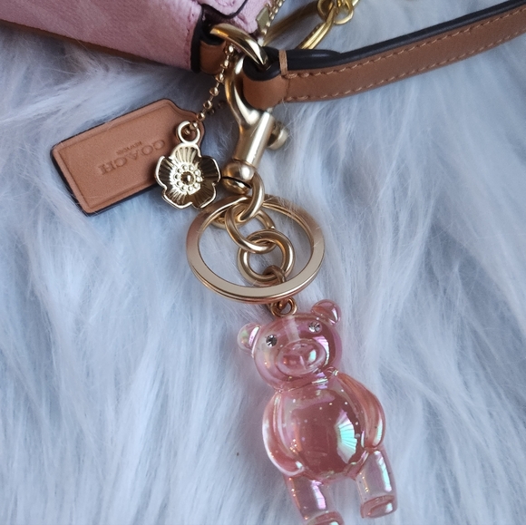 NWT Coach Nolita 19 In Signature Canvas Gold/Powder Pink CDW31 - Picture 9 of 9